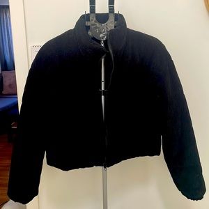 Cropped puffer jacket